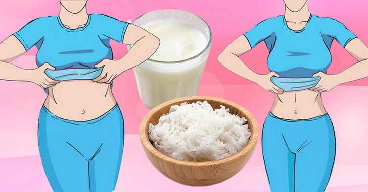 Ztráta hmotnosti na dietě s kefírem a rýží