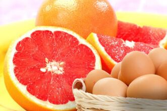 vejce a grapefruity na hubnutí